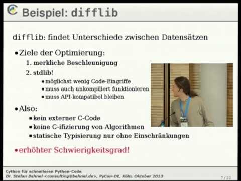 Cython für schnelleren Python-Code