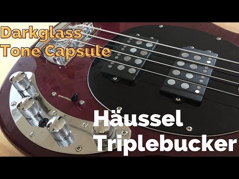 Häussel Triplebucker Pickups & Darkglass Tone Capsule Preamp Soundcheck (No comments)