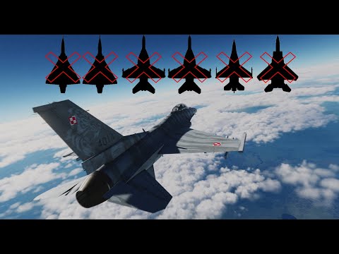 6 Kill Insane F-16 Run | DCS Open Conflict PVP