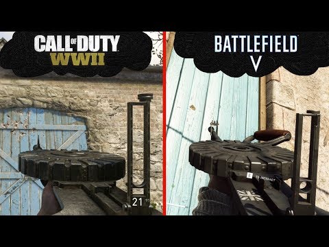 Battlefield 5 VS Call of Duty WW2 - Guns Sound and Reload animations Part - 1