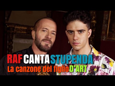 RAF canta “Stupenda” il brano di suo figlio D’Art