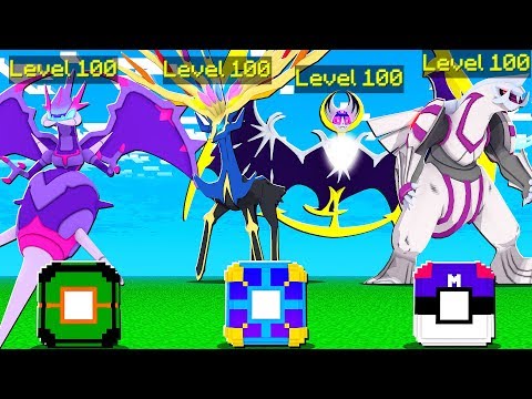 USE POKEMON LENDARIO ULTRA GIGANTE NA LUCKY PIXELMON 100% - MINECRAFT PIXELMON MOD