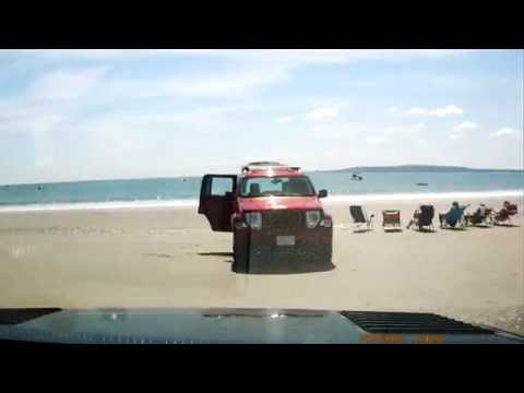 Saquish Beach in Plymouth, Massachusetts (4X4 Required)