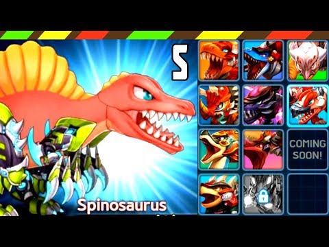 Dino Battle #40: Spinosaurus VS Dark T-Rex, Iron T Rex, Pteranodon - Hard Mode | DCTE VN