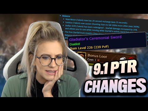 Patch 9.1 PTR - Moonkin nerfs, scaling pvp gear, bonus loot & MORE!