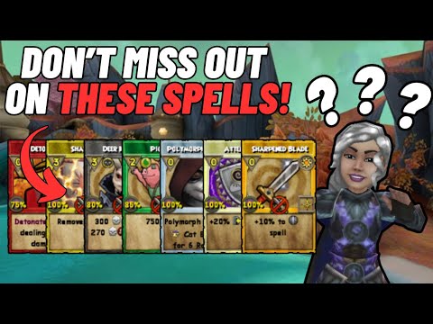Wizard101| Don't Miss These HIDDEN Spell Trainers!