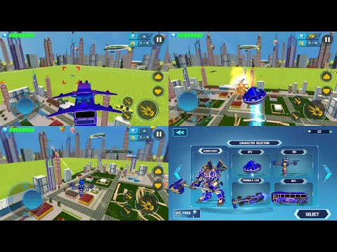 MULTI ROBOT FORMULA CAR FLYING