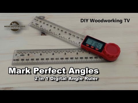 2 in 1 Digital Angle Ruler Useful Woodworking Tools