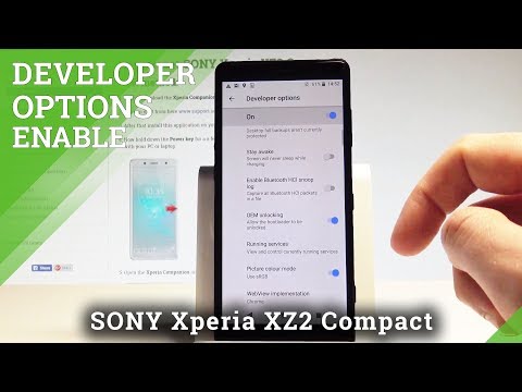 How to Allow Developer Options in SONY Xperia XZ2 Compact - USB Debugging |HardReset.Info