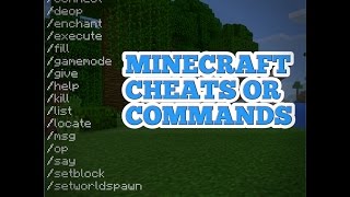 Minecraft Cheats or Commands?!