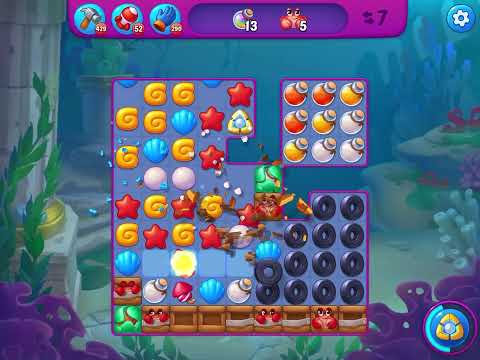 Fishdom Very Hard level 6886 no boosters フィッシュダム ベリーハード [Friend's]