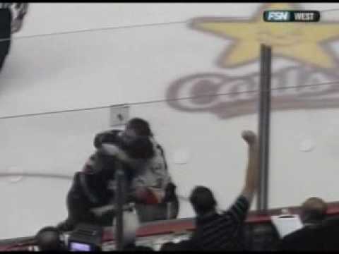 Dion Phaneuf vs Todd Bertuzzi
