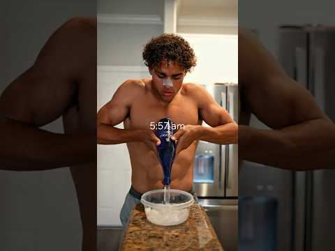 The morning routine! Stay hungry, stay focused! 😤 #americanfootball #sports #fitness