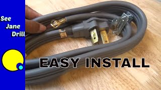 How to Install a 3-Prong Power Cord on an Electric Stove/Range