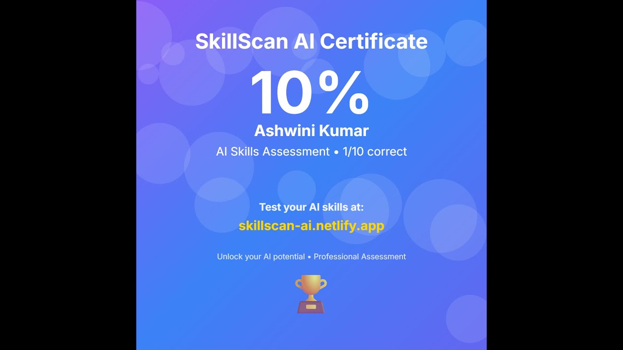 SkillScan AI ( bolt.new Hackthon)