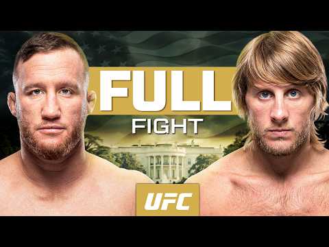 Justin Gaethje vs Paddy Pimblett full fight
