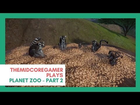 Let's Play: Planet Zoo - [Career]Scenario 2: The Madagascan Simian Conservation Project (Gameplay)