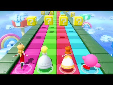 【スーパーマリオパーティ】ミニゲームロゼッタVsピーチVsデイジーVsカービィ(CPU最強 たつじん)