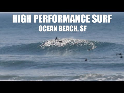 Olatu sendoak surfa dibertigarria egiten du Ocean Beach-en
