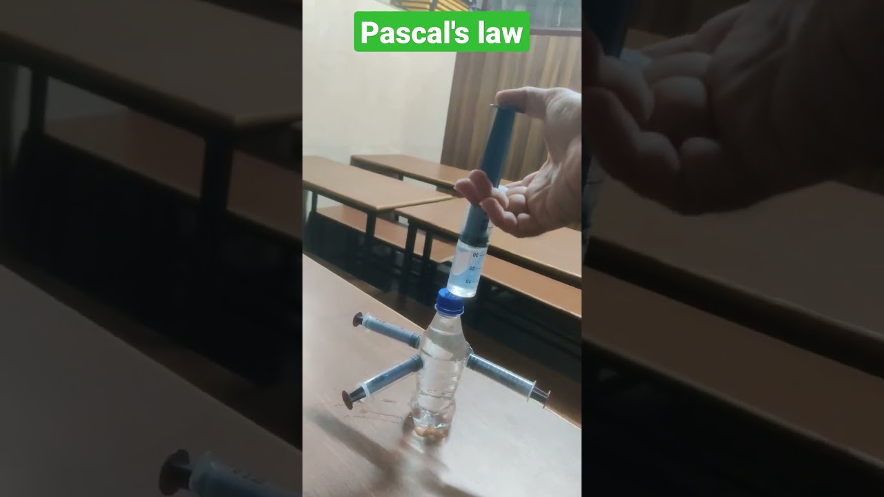 Pascal's law| pani ka khel| pressure |pressure in fluids| kyun hila dala na?😂 | class 11th physics|