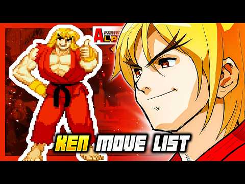 KEN MASTERS MOVE LIST - Street Fighter Alpha 3 MAX / Street Fighter Zero 3 Double Upper (SFA3)