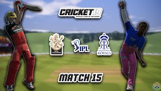 IPL 2020 Match 15 RCB vs RR highlights - Cricket 19 IPL Gaming Series
