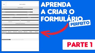 APRENDA A CRIAR FORMULÁRIOS PROFISSIONAIS NO WORD!!! PARTE 1