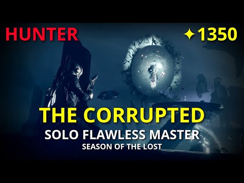 The Corrupted - Solo Flawless 1350 Master Nightfall | Destiny 2 (PS5)