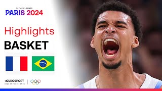 Victor Wembanyama - Nicolas Batum - France - Brsil