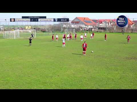 Live: Fotbal Liga 4 - CS Sânandrei Carani vs ACS Pobeda Stár Bišnov - Stadion Carani - REPRIZA 2