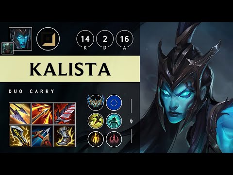 Kalista ADC vs Aphelios - EUW Challenger Patch 25.18