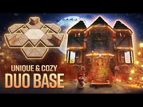 The Duo's Den - COZY & DEFENDABLE Solo-Duo Base Rust 2023