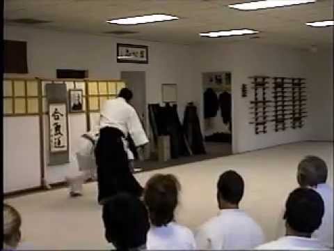 Fumio Toyoda Shihan Aikido Demo at Chushinkan Dojo. Uke: Stanley Chen