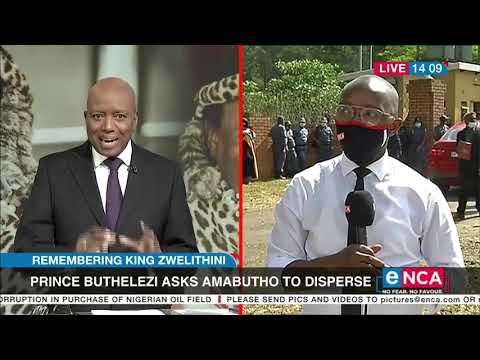 Remembering King Zwelethini Prince Buthelezi asks amabutho to leave