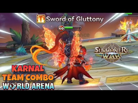 Karnal Team Combo in World Arena Ep. 4 - Summoners War