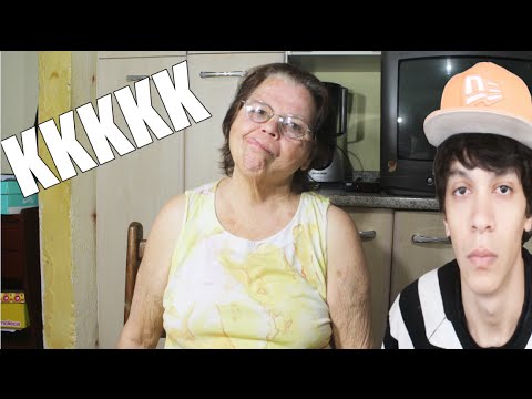 REAÇÃO DA MINHA VÓ ASSISTINDO JULIO COCIELO - CANAL CANALHA