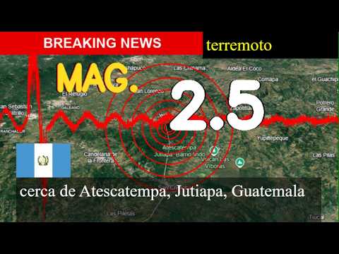 😱🚨 Terremoto cerca de Atescatempa, Jutiapa, Guatemala actualizaciones en vivo hoy: un temblor de mag