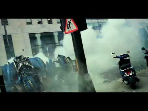 Best fight scene of bumblebee 💪🚔Transformers  The Last Knight  Bumblebee vs Barricade IMAX  #shorts