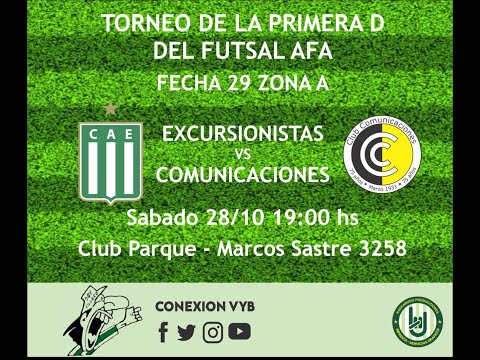 EXCURSIONISTAS VS COMUNICACIONES // FUTSAL AFA PRIMERA D 2023 FECHA 29