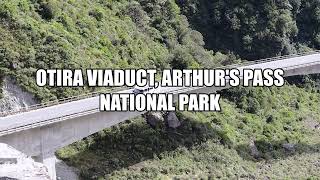 A view of the Otira Viaduct from the Deaths Corner Lookout