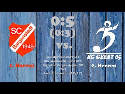 Highlights Bargenstedter SC vs. SG Geest 05 II - 05.03.2017