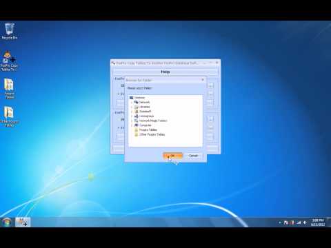 FoxPro Copy Tables To Another FoxPro Database Software