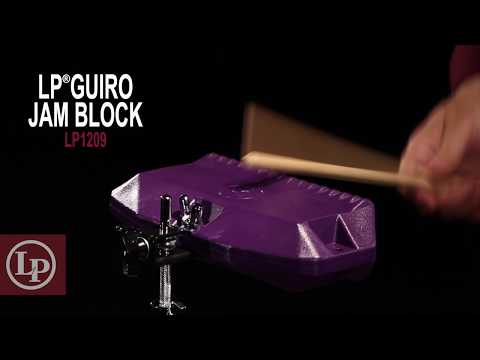 Latin Percussion LP1209 Guiro Jam Block, Low Pitch, Purple image 2