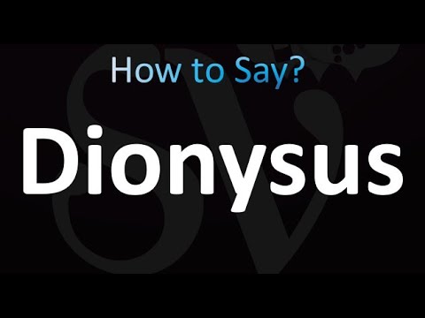 How to Pronounce Dionysus (correctly!)