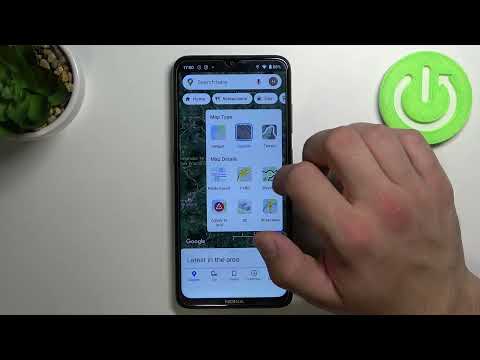 How to Adjust Map Type in Google Maps on NOKIA G10 - Change Google Map Type