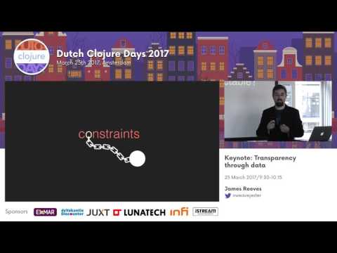Keynote: Transparency through data by James Reeves