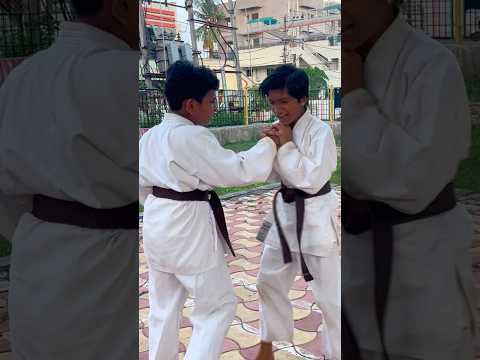 How to Counter a Collar Grab | Martial Arts Training #SelfDefense #MartialArts #KarateKids