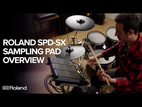 Roland SPD-SX Velocity-Sensitive Sampling Pad with 16GB Internal Memory and LED Indicators (Black)