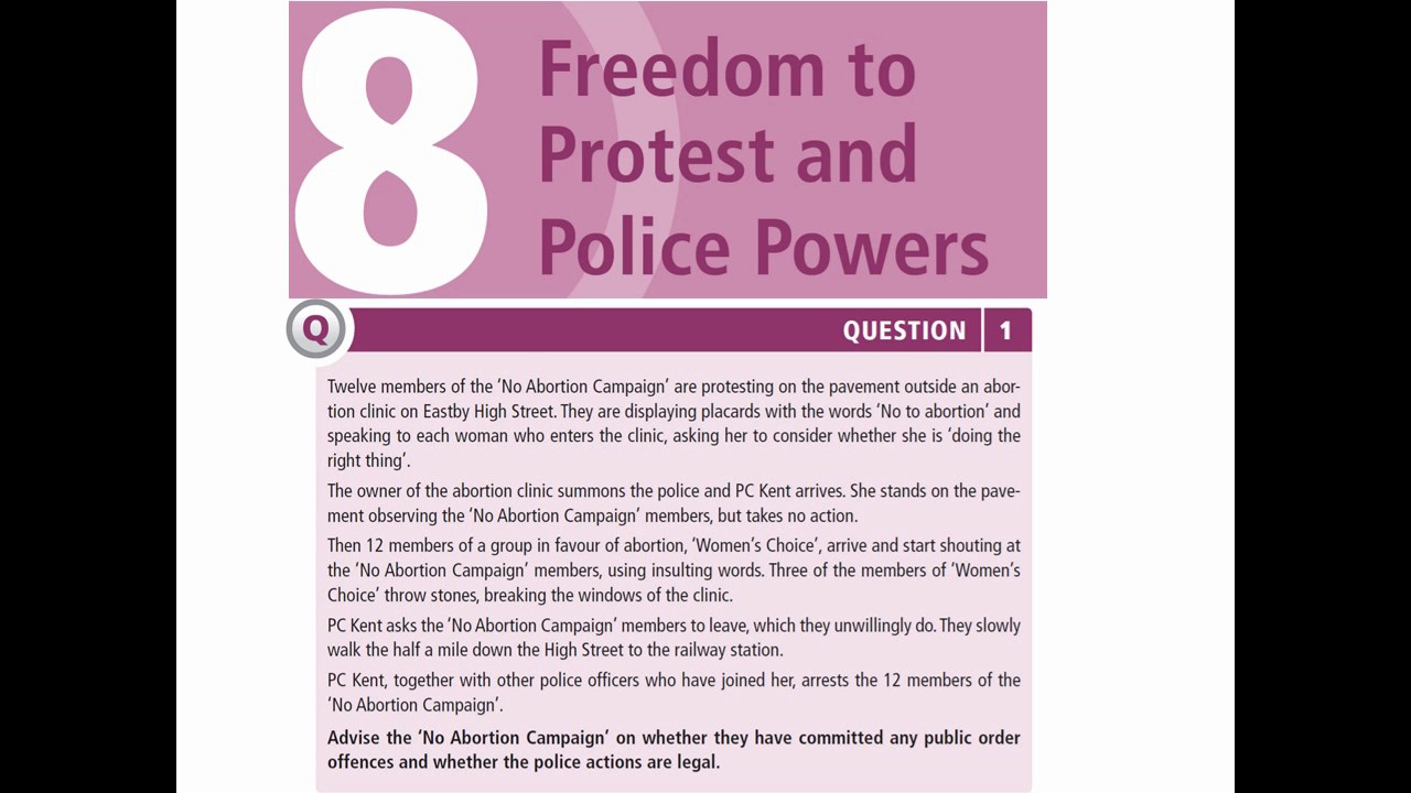 Concentrate Q&A Public Law: Answer plan guidance