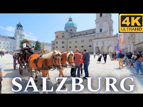Salzburg Austria 🇦🇹 Summer 2025 || Walking Tour 4K UHD 